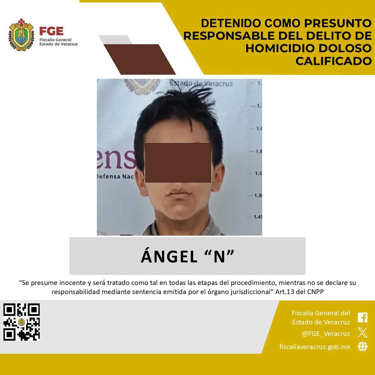 𝗧𝗿𝗮𝗯𝗮𝗷𝗼 𝗰𝗼𝗻𝗷𝘂𝗻𝘁𝗼 𝗲𝗻𝘁𝗿𝗲 𝗳𝗶𝘀𝗰𝗮𝗹𝗶́𝗮𝘀 𝗱𝗲 𝗩𝗲𝗿𝗮𝗰𝗿𝘂𝘇 𝘆 𝗖𝗗𝗠𝗫 𝗱𝗲𝗿𝗶𝘃𝗮 𝗲𝗻 𝗰𝗮𝗽𝘁𝘂𝗿𝗮 𝗽𝗼𝗿 𝗵𝗼𝗺𝗶𝗰𝗶𝗱𝗶𝗼 𝗰𝗮𝗹𝗶𝗳𝗶𝗰𝗮𝗱𝗼 𝗲𝗻 𝗔𝗹𝘁𝗼𝘁𝗼𝗻𝗴𝗮