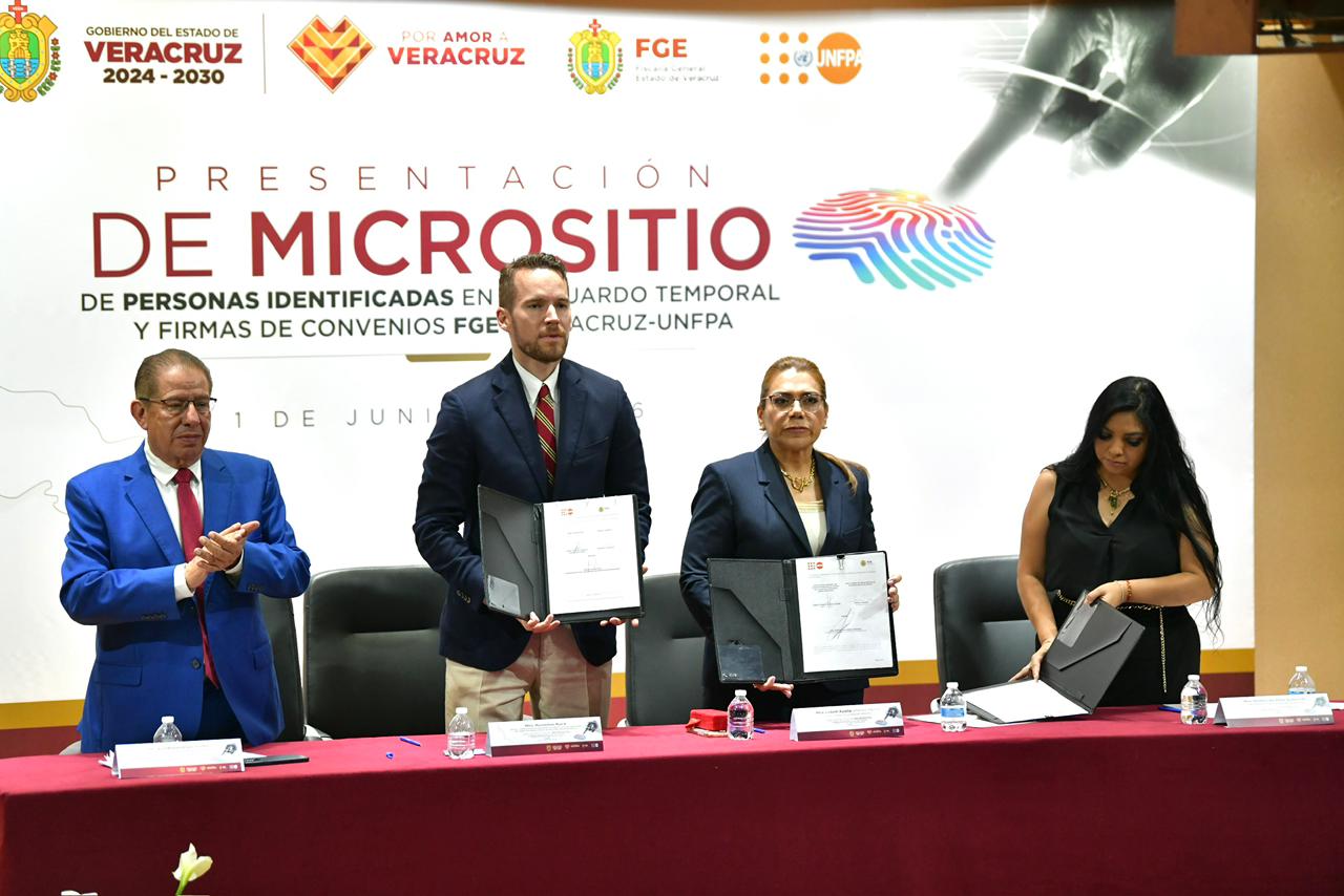 𝗙𝗶𝘀𝗰𝗮𝗹𝗶́𝗮 𝗚𝗲𝗻𝗲𝗿𝗮𝗹 𝗱𝗲𝗹 𝗘𝘀𝘁𝗮𝗱𝗼 𝗱𝗲 𝗩𝗲𝗿𝗮𝗰𝗿𝘂𝘇 𝗹𝗮𝗻𝘇𝗮 𝗺𝗶𝗰𝗿𝗼𝘀𝗶𝘁𝗶𝗼 𝗽𝗮𝗿𝗮 𝗶𝗱𝗲𝗻𝘁𝗶𝗳𝗶𝗰𝗮𝗰𝗶𝗼́𝗻 𝗵𝘂𝗺𝗮𝗻𝗮 𝘆 𝗳𝗶𝗿𝗺𝗮 𝗰𝗼𝗻𝘃𝗲𝗻𝗶𝗼𝘀 𝗰𝗼𝗻 𝗡𝗮𝗰𝗶𝗼𝗻𝗲𝘀 𝗨𝗻𝗶𝗱𝗮𝘀