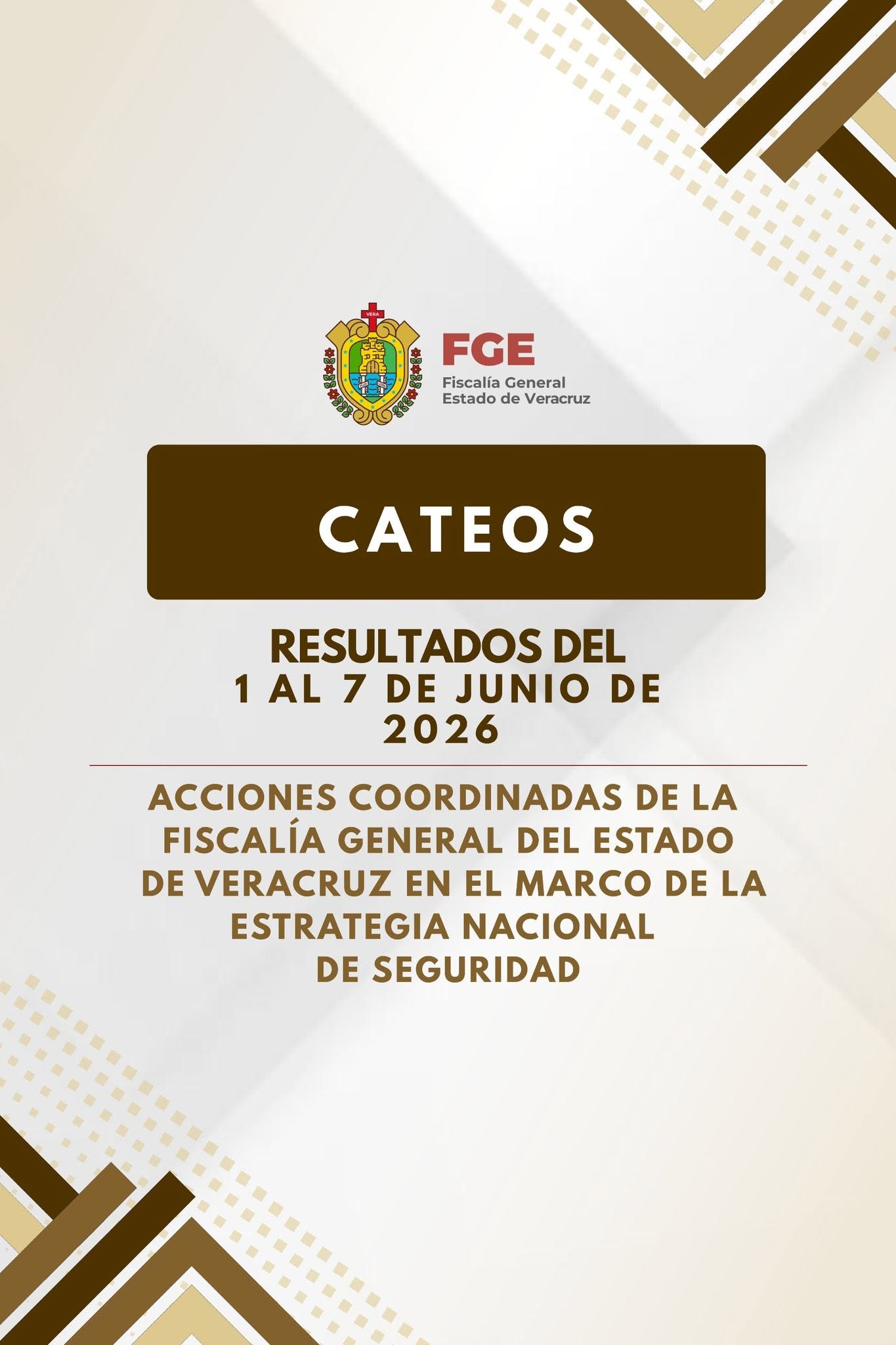𝗖𝗮𝘁𝗲𝗼𝘀 𝗱𝗲𝘀𝗮𝗿𝘁𝗶𝗰𝘂𝗹𝗮𝗻 𝗳𝗼𝗰𝗼𝘀 𝗱𝗲 𝗰𝗿𝗶𝗺𝗶𝗻𝗮𝗹𝗶𝗱𝗮𝗱 𝗲𝗻 𝗩𝗲𝗿𝗮𝗰𝗿𝘂𝘇; 𝟯𝟮 𝗱𝗲𝘁𝗲𝗻𝗶𝗱𝗼𝘀 𝘁𝗿𝗮𝘀 𝟯𝟯 𝗱𝗶𝗹𝗶𝗴𝗲𝗻𝗰𝗶𝗮𝘀 𝗲𝗻 𝟮𝟳 𝗺𝘂𝗻𝗶𝗰𝗶𝗽𝗶𝗼𝘀