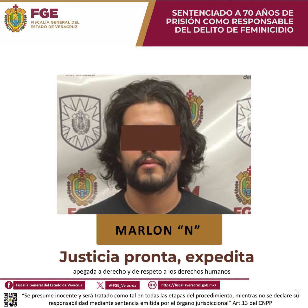 𝗖𝗼𝗻𝗱𝗲𝗻𝗮𝗻 𝗮 𝟳𝟬 𝗮𝗻̃𝗼𝘀 𝗱𝗲 𝗰𝗮́𝗿𝗰𝗲𝗹 𝗮 𝗠𝗮𝗿𝗹𝗼𝗻 "𝗡" 𝗽𝗼𝗿 𝗳𝗲𝗺𝗶𝗻𝗶𝗰𝗶𝗱𝗶𝗼 𝗲𝗻 𝗩𝗲𝗿𝗮𝗰𝗿𝘂𝘇