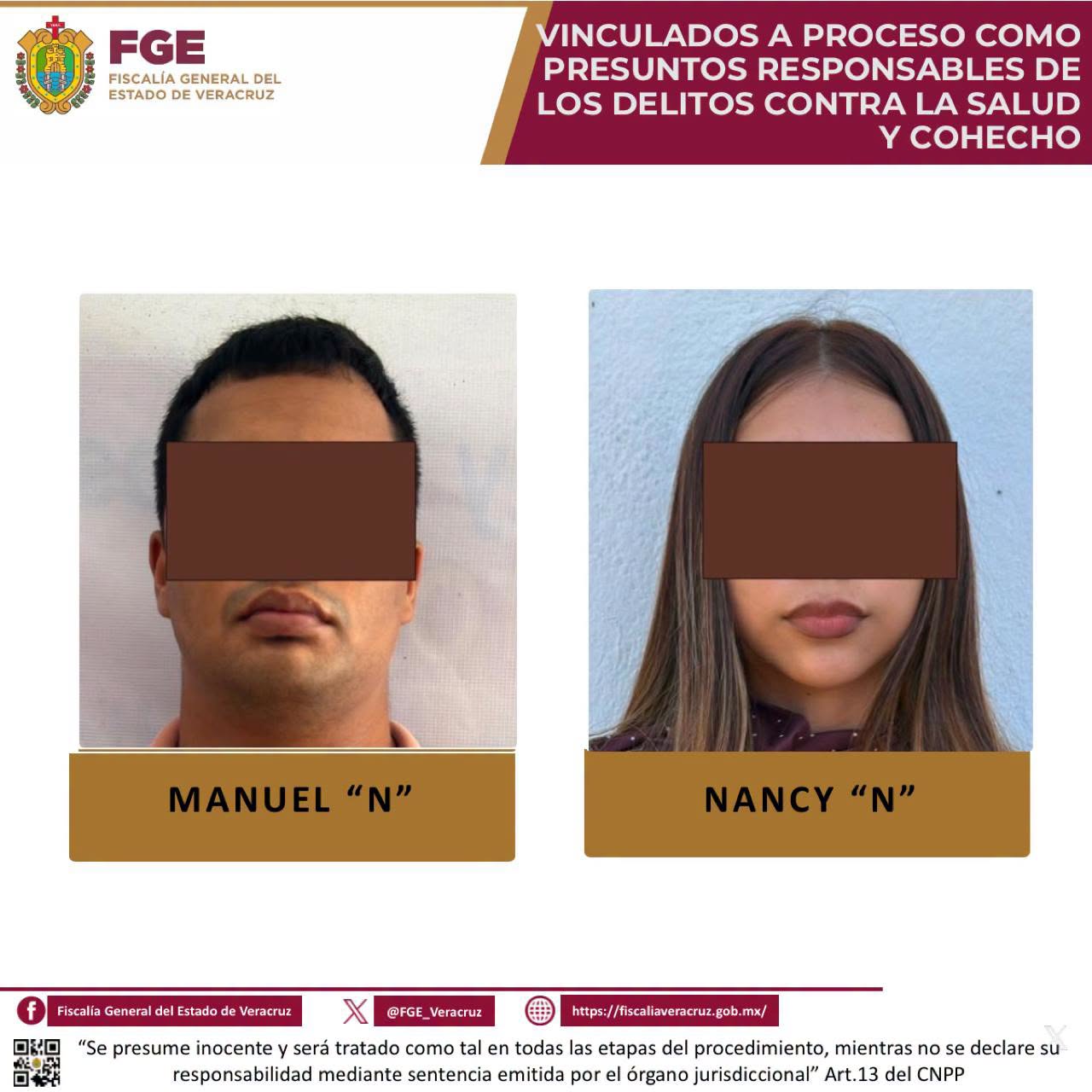 𝗣𝗲𝗿𝗺𝗮𝗻𝗲𝗰𝗲𝗿𝗮́𝗻 𝗲𝗻 𝗽𝗿𝗶𝘀𝗶𝗼́𝗻 𝗽𝗿𝗲𝘃𝗲𝗻𝘁𝗶𝘃𝗮 𝗽𝗿𝗲𝘀𝘂𝗻𝘁𝗼𝘀 𝗿𝗲𝘀𝗽𝗼𝗻𝘀𝗮𝗯𝗹𝗲𝘀 𝗱𝗲 𝗹𝗼𝘀 𝗱𝗲𝗹𝗶𝘁𝗼𝘀 𝗰𝗼𝗻𝘁𝗿𝗮 𝗹𝗮 𝘀𝗮𝗹𝘂𝗱 𝗲𝗻 𝗧𝘂𝘅𝗽𝗮𝗻; 𝗙𝗶𝘀𝗰𝗮𝗹𝗶́𝗮 𝗹𝗼𝗴𝗿𝗮 𝘃𝗶𝗻𝗰𝘂𝗹𝗮𝗰𝗶𝗼́𝗻 𝗮 𝗽𝗿𝗼𝗰𝗲𝘀𝗼