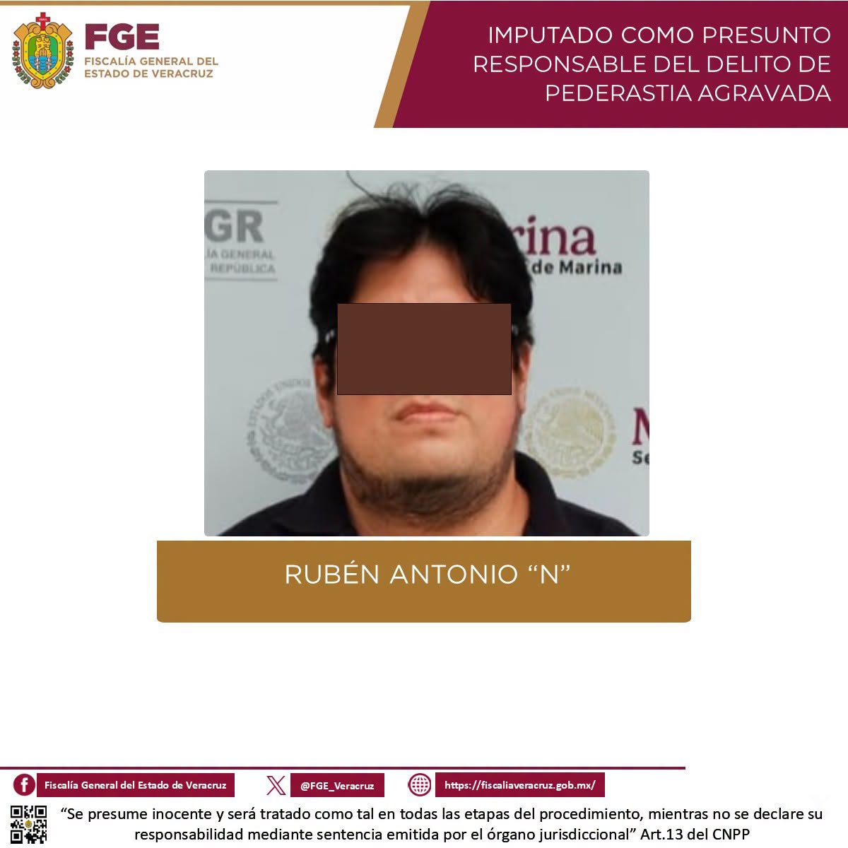 𝗣𝗿𝗶𝘀𝗶𝗼́𝗻 𝗽𝗿𝗲𝘃𝗲𝗻𝘁𝗶𝘃𝗮 𝗮 𝗽𝗿𝗲𝘀𝘂𝗻𝘁𝗼 𝗿𝗲𝘀𝗽𝗼𝗻𝘀𝗮𝗯𝗹𝗲 𝗱𝗲 𝗽𝗲𝗱𝗲𝗿𝗮𝘀𝘁𝗶𝗮 𝗮𝗴𝗿𝗮𝘃𝗮𝗱𝗮 𝗲𝗻 𝗫𝗮𝗹𝗮𝗽𝗮