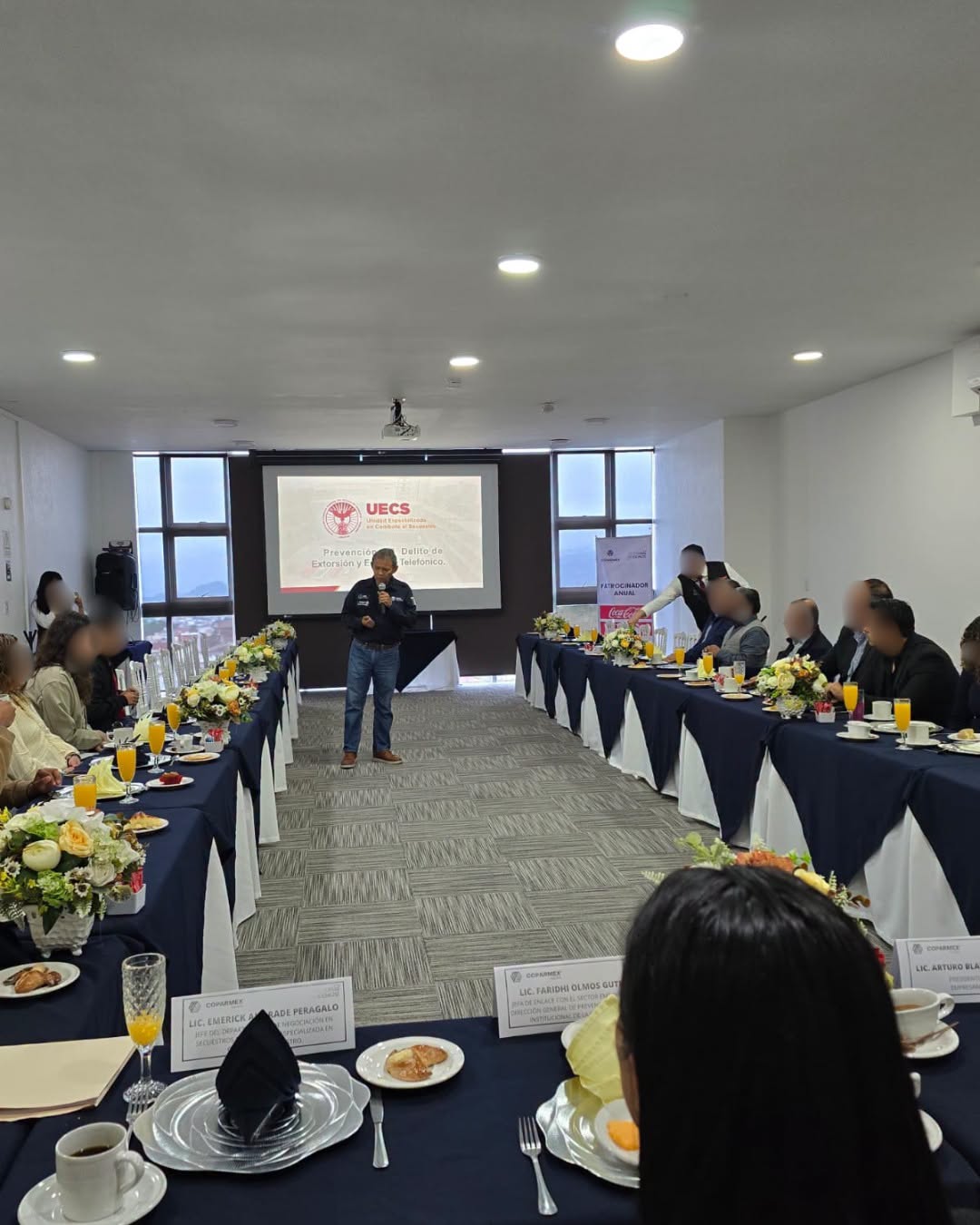 𝗨𝗘𝗖𝗦 𝗰𝗮𝗽𝗮𝗰𝗶𝘁𝗮 𝗮 𝗽𝗲𝗿𝘀𝗼𝗻𝗮𝗹 𝗱𝗲 𝗖𝗢𝗣𝗔𝗥𝗠𝗘𝗫 𝗫𝗮𝗹𝗮𝗽𝗮 𝘀𝗼𝗯𝗿𝗲 𝗲𝘅𝘁𝗼𝗿𝘀𝗶𝗼́𝗻 𝘆 𝗲𝗻𝗴𝗮𝗻̃𝗼 𝘁𝗲𝗹𝗲𝗳𝗼́𝗻𝗶𝗰𝗼