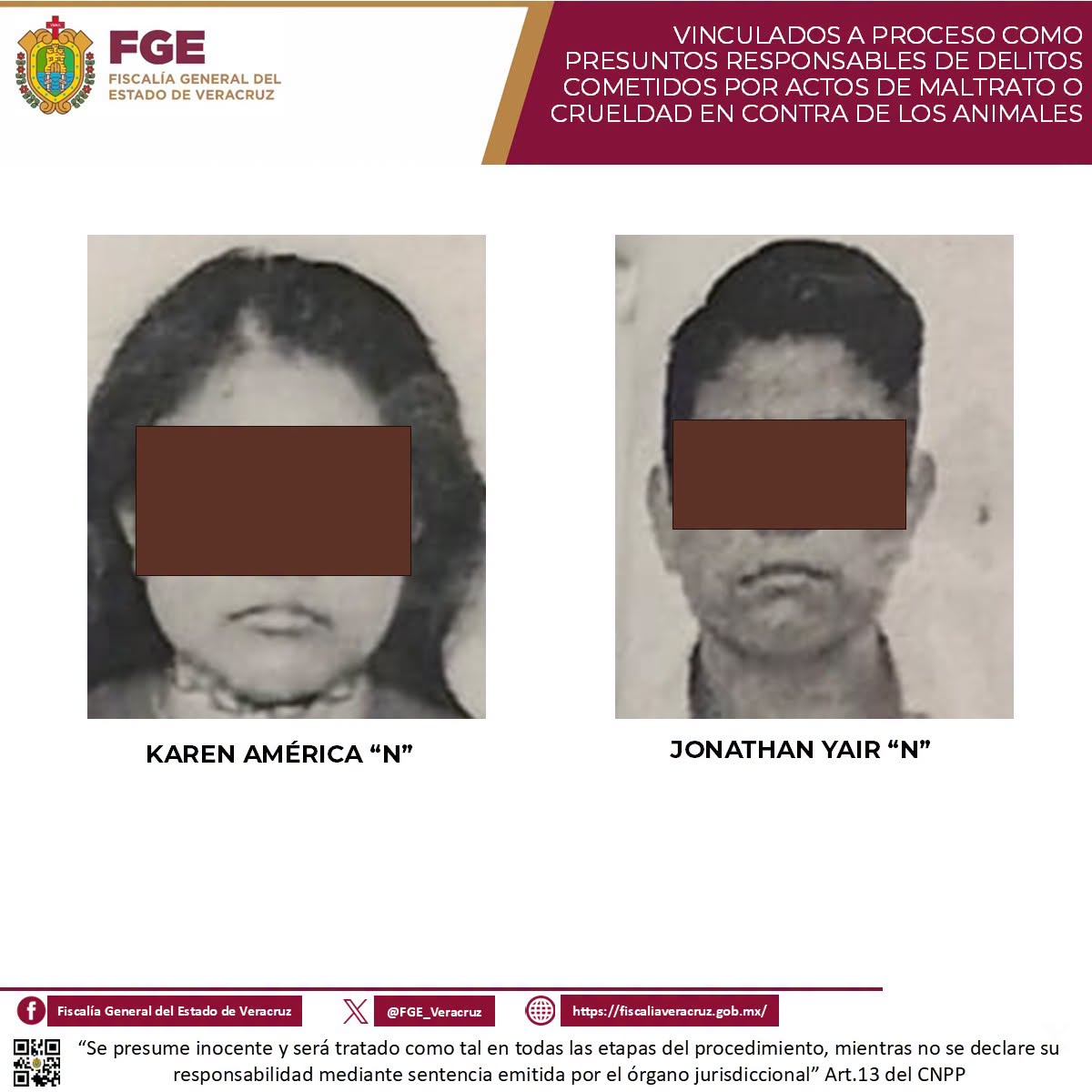 𝗩𝗶𝗻𝗰𝘂𝗹𝗮𝗻 𝗮 𝗽𝗿𝗼𝗰𝗲𝘀𝗼 𝗮 𝗽𝗿𝗲𝘀𝘂𝗻𝘁𝗼𝘀 𝗿𝗲𝘀𝗽𝗼𝗻𝘀𝗮𝗯𝗹𝗲𝘀 𝗱𝗲 𝗺𝗮𝗹𝘁𝗿𝗮𝘁𝗼 𝗰𝗼𝗻𝘁𝗿𝗮 𝟰 𝗲𝗷𝗲𝗺𝗽𝗹𝗮𝗿𝗲𝘀 𝗰𝗮𝗻𝗶𝗻𝗼𝘀 𝗲𝗻 𝗖𝗼𝗮𝘁𝘇𝗮𝗰𝗼𝗮𝗹𝗰𝗼𝘀