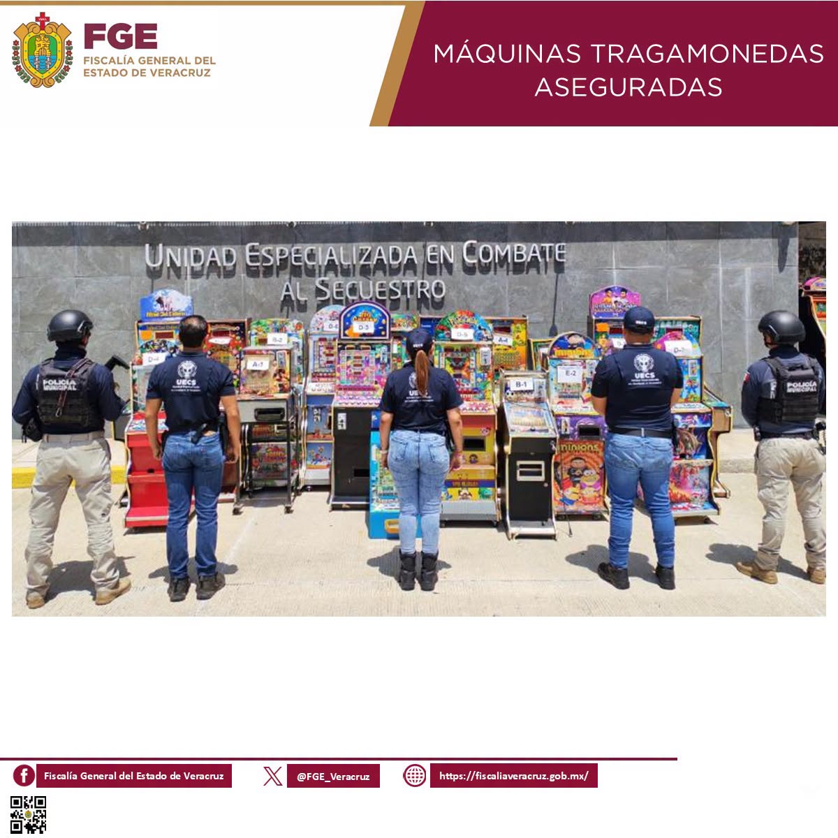 𝗦𝗲𝗶𝘀 𝗲𝘀𝘁𝗮𝗯𝗹𝗲𝗰𝗶𝗺𝗶𝗲𝗻𝘁𝗼𝘀 𝗱𝗲 𝗫𝗮𝗹𝗮𝗽𝗮 𝘀𝗼𝗻 𝗶𝗻𝘁𝗲𝗿𝘃𝗲𝗻𝗶𝗱𝗼𝘀; 𝗨𝗘𝗖𝗦 𝗮𝘀𝗲𝗴𝘂𝗿𝗮 𝟭𝟴 𝗺𝗮́𝗾𝘂𝗶𝗻𝗮𝘀 𝘁𝗿𝗮𝗴𝗮𝗺𝗼𝗻𝗲𝗱𝗮𝘀