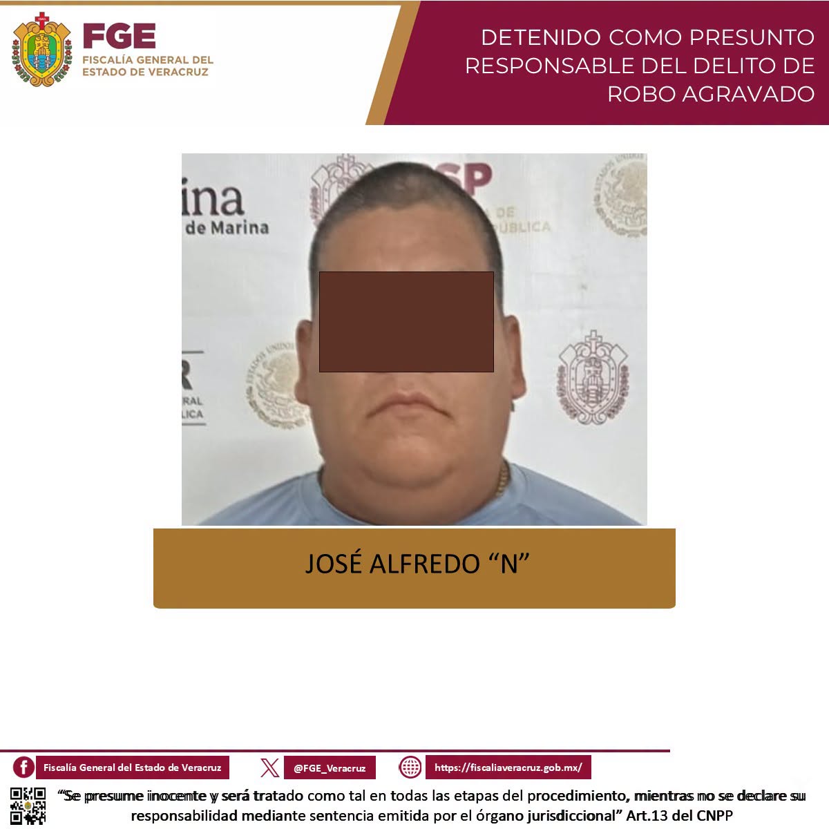 𝗔𝗽𝗿𝗲𝗵𝗲𝗻𝗱𝗲𝗻 𝗲𝗻 𝗫𝗮𝗹𝗮𝗽𝗮 𝗮 𝗽𝗿𝗲𝘀𝘂𝗻𝘁𝗼 𝗿𝗲𝘀𝗽𝗼𝗻𝘀𝗮𝗯𝗹𝗲 𝗱𝗲 𝗿𝗼𝗯𝗼 𝗮𝗴𝗿𝗮𝘃𝗮𝗱𝗼; 𝗿𝗲𝗹𝗮𝗰𝗶𝗼𝗻𝗮𝗱𝗼 𝗰𝗼𝗻 𝗲𝗹 𝗱𝗲𝗹𝗶𝘁𝗼 𝗰𝗼𝗻𝗼𝗰𝗶𝗱𝗼 𝗰𝗼𝗺𝗼 “𝗴𝗼𝘁𝗲𝗿𝗼”