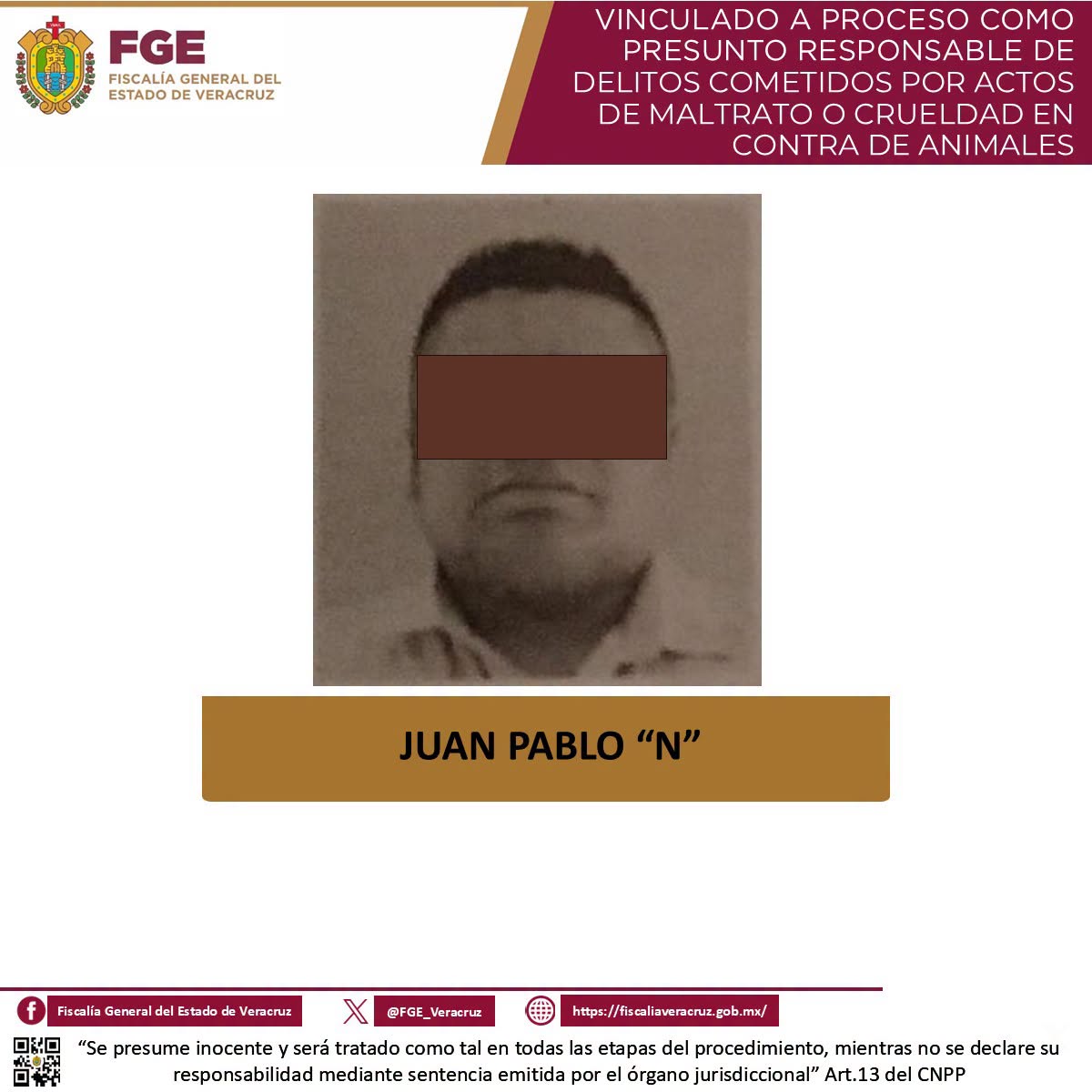 𝗩𝗶𝗻𝗰𝘂𝗹𝗮𝗻 𝗮 𝗽𝗿𝗼𝗰𝗲𝘀𝗼 𝗮 𝗽𝗿𝗲𝘀𝘂𝗻𝘁𝗼 𝗿𝗲𝘀𝗽𝗼𝗻𝘀𝗮𝗯𝗹𝗲 𝗱𝗲 𝗺𝗮𝗹𝘁𝗿𝗮𝘁𝗼 𝗰𝗼𝗻𝘁𝗿𝗮 𝘂𝗻 𝗲𝗷𝗲𝗺𝗽𝗹𝗮𝗿 𝗰𝗮𝗻𝗶𝗻𝗼 𝗲𝗻 𝗖𝗼́𝗿𝗱𝗼𝗯𝗮