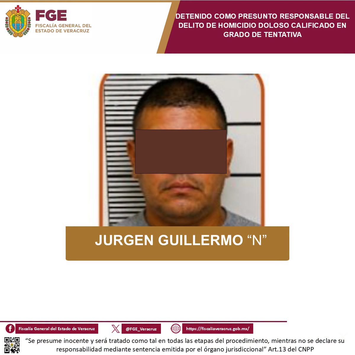 𝗘𝗻 𝗼𝗽𝗲𝗿𝗮𝘁𝗶𝘃𝗼 𝗰𝗼𝗼𝗿𝗱𝗶𝗻𝗮𝗱𝗼, 𝗱𝗲𝘁𝗲𝗻𝗶𝗱𝗼 𝗲𝗻 𝗖𝗶𝘂𝗱𝗮𝗱 𝗱𝗲 𝗠𝗲́𝘅𝗶𝗰𝗼 𝗽𝗿𝗲𝘀𝘂𝗻𝘁𝗼 𝗶𝗺𝗽𝗹𝗶𝗰𝗮𝗱𝗼 𝗲𝗻 𝗵𝗼𝗺𝗶𝗰𝗶𝗱𝗶𝗼 𝗼𝗰𝘂𝗿𝗿𝗶𝗱𝗼 𝗲𝗻 𝗢𝗿𝗶𝘇𝗮𝗯𝗮