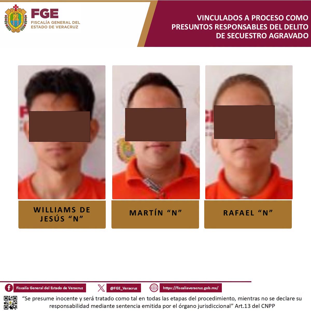 𝗩𝗶𝗻𝗰𝘂𝗹𝗮𝗱𝗼𝘀 𝗮 𝗽𝗿𝗼𝗰𝗲𝘀𝗼 𝘁𝗿𝗲𝘀 𝗽𝗿𝗲𝘀𝘂𝗻𝘁𝗼𝘀 𝗿𝗲𝘀𝗽𝗼𝗻𝘀𝗮𝗯𝗹𝗲𝘀 𝗱𝗲 𝘀𝗲𝗰𝘂𝗲𝘀𝘁𝗿𝗼 𝗮𝗴𝗿𝗮𝘃𝗮𝗱𝗼 𝗲𝗻 𝗔𝗺𝗮𝘁𝗹𝗮́𝗻 𝗱𝗲 𝗹𝗼𝘀 𝗥𝗲𝘆𝗲𝘀