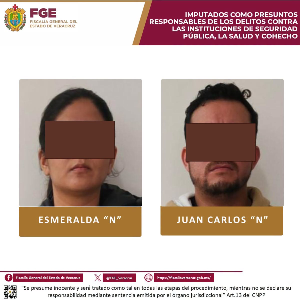 𝗣𝗿𝗶𝘀𝗶𝗼́𝗻 𝗽𝗿𝗲𝘃𝗲𝗻𝘁𝗶𝘃𝗮 𝗮 𝗽𝗿𝗲𝘀𝘂𝗻𝘁𝗼𝘀 𝗴𝗲𝗻𝗲𝗿𝗮𝗱𝗼𝗿𝗲𝘀 𝗱𝗲 𝘃𝗶𝗼𝗹𝗲𝗻𝗰𝗶𝗮 𝗲𝗻 𝗖𝗼𝘀𝗰𝗼𝗺𝗮𝘁𝗲𝗽𝗲𝗰